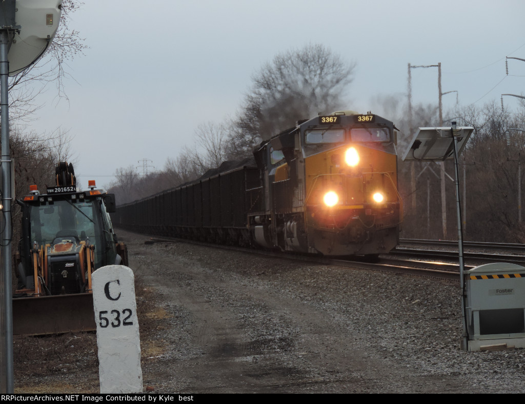 CSX 3367 on C619